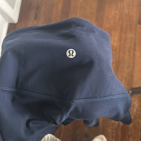 Lululemon Navy Align High Rise Mini Flare Pant Short - Picture 13 of 13